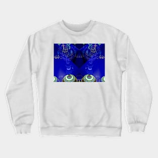 Tyndall Scattering: Battle of the Blues Crewneck Sweatshirt